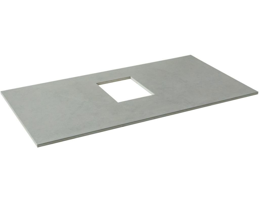 Изображение товара Столешница в ванную Allen brau 00274518 85x46см Синтетический камень цвет серый