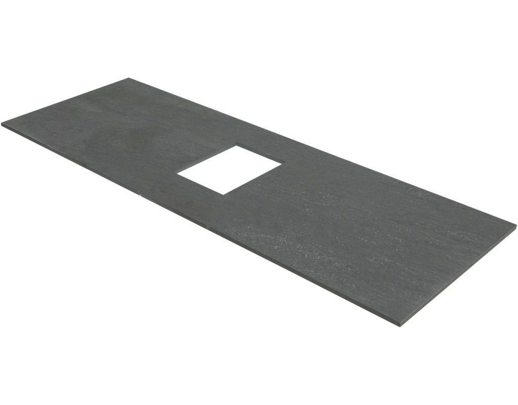 Изображение товара Столешница в ванную Allen brau 00274460 115.8x40.8 см синтетический камень серый