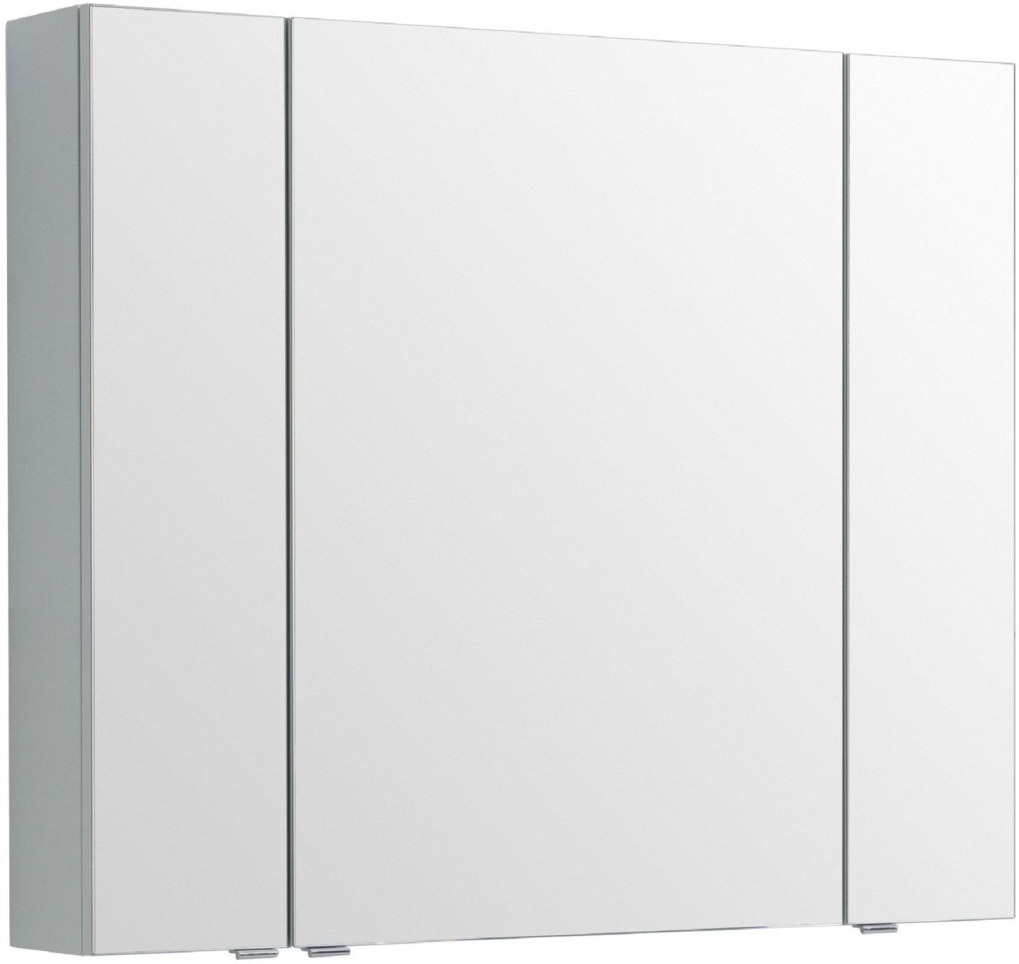 Изображение товара Зеркальный шкаф для ванной Aquanet 00277544 100x85см серый с плавным закрыванием