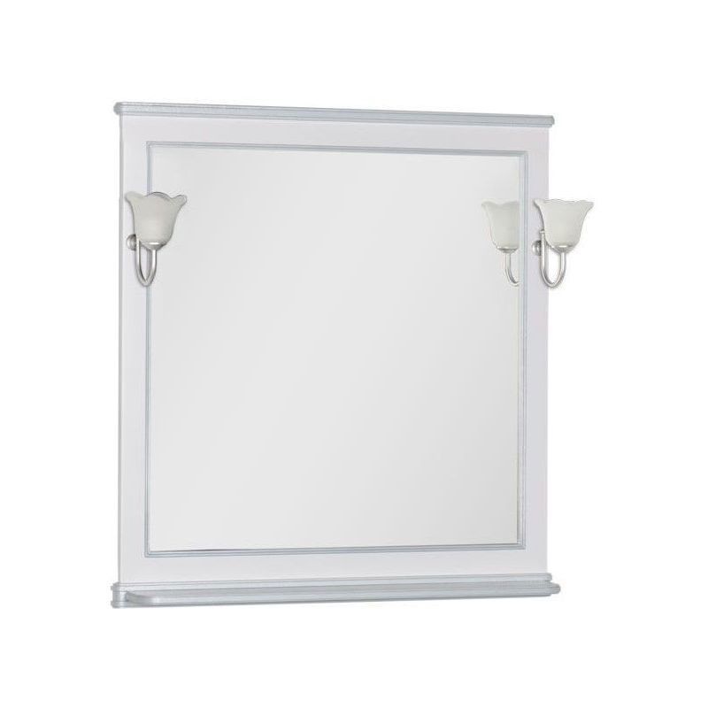 Изображение товара Зеркало для ванной Aquanet Валенса 92.2x100 см без подсветки с эффектом кракелюр