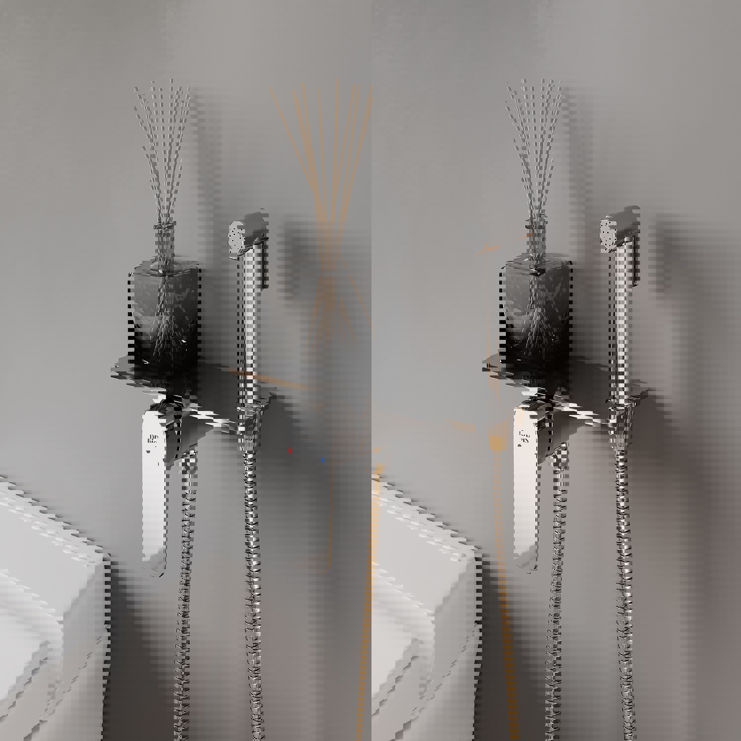 Изображение товара Смеситель для биде Iddis AXESBSHi08 с гигиеническим душем хром Россия