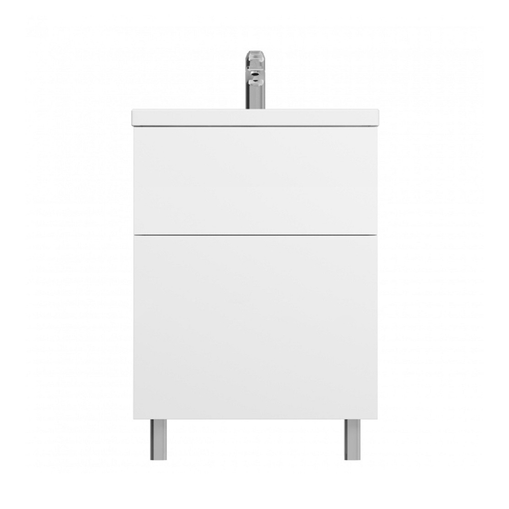 Изображение товара Тумба под раковину AM.PM M90FSX0602WC060WG-M100 60 см белая с раковиной Германия