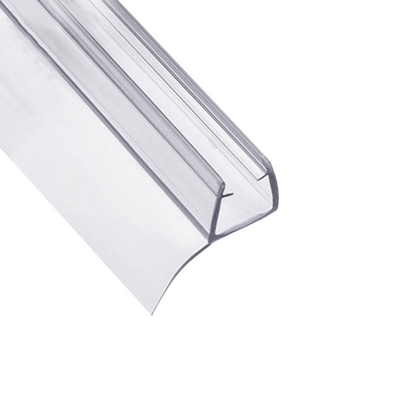 Изображение товара Уплотнитель для душевой кабины 10 мм U1579 длина 2 м лепесток 15 мм ПВХ бесцветный