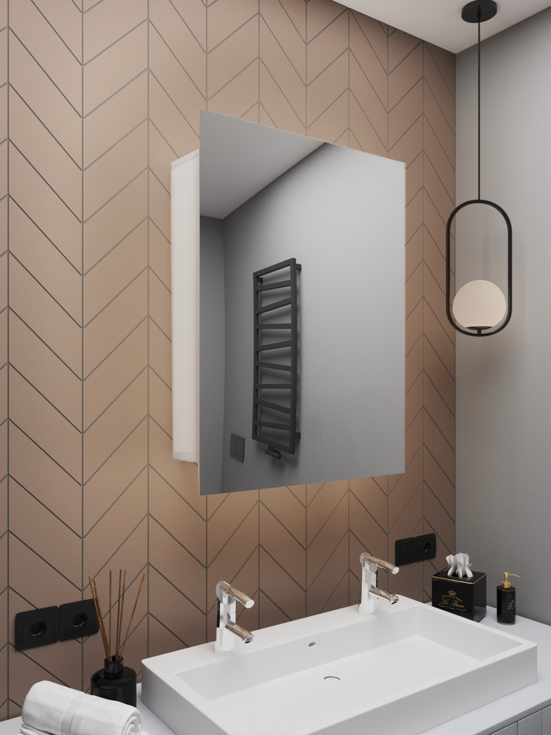 Изображение товара Шкаф зеркальный подвесной Alias sh8060r 50x70см цвет белый