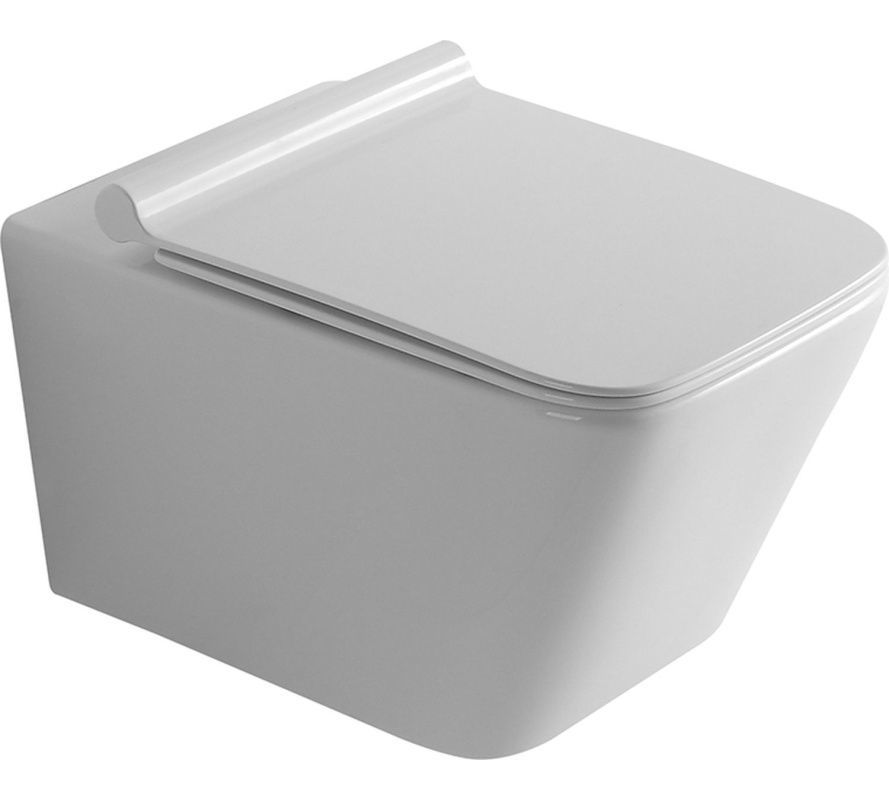 Изображение товара Унитаз подвесной Logan 00261954 безободковый с сиденьем микролифт