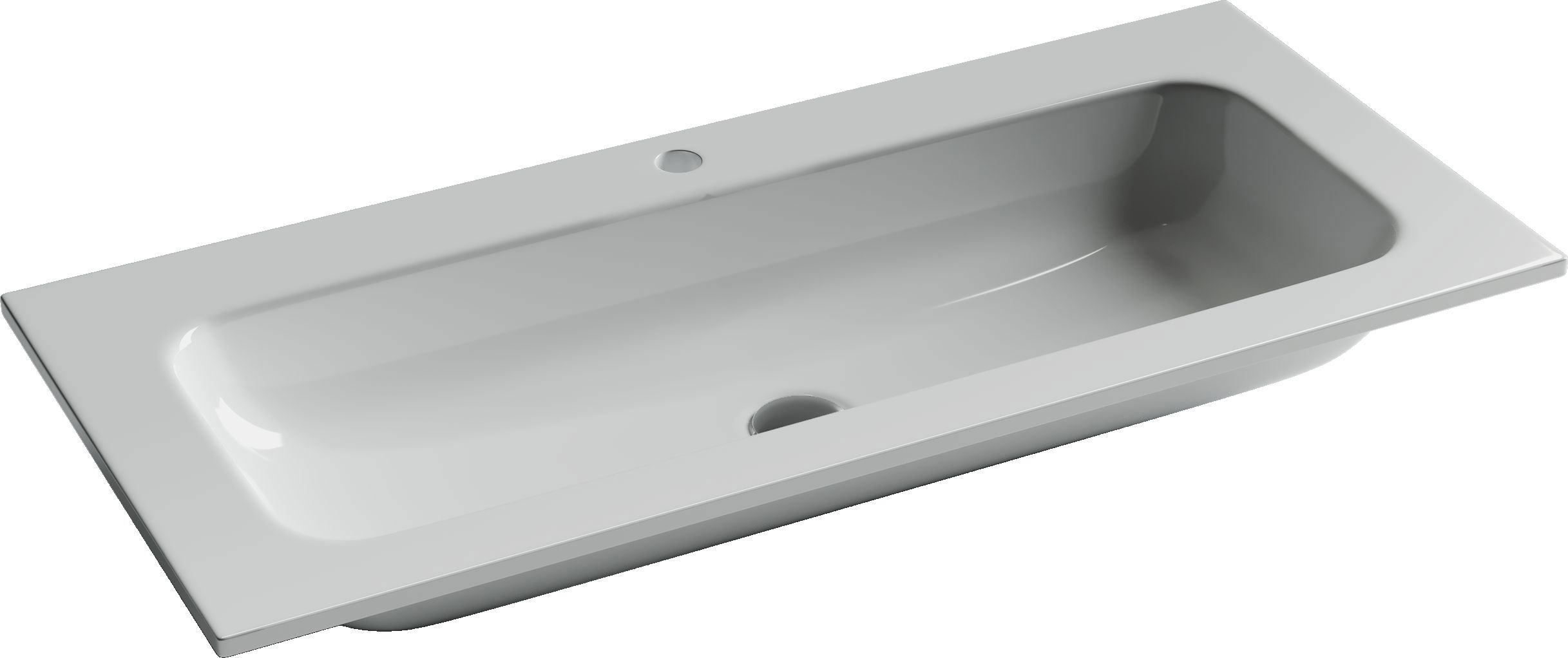 Изображение товара Раковина накладная Ceramicanova element CN7013 101см цвет белый