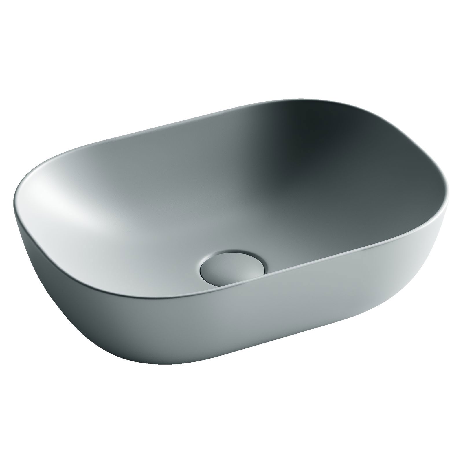 Изображение товара Раковина накладная Ceramicanova element CN6009MH 45см цвет антрацит Изображение товара Раковина накладная Ceramicanova element CN6009MH 45см цвет антрацит