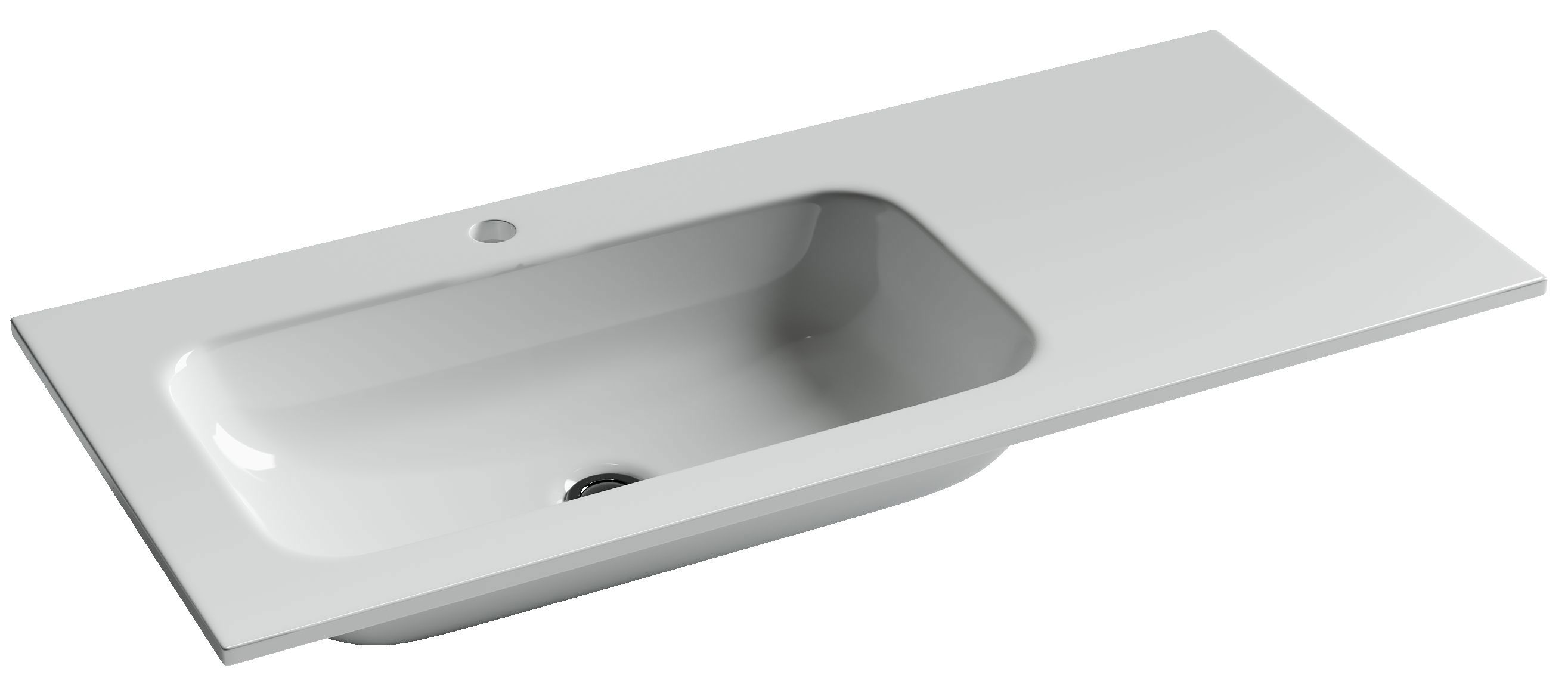 Изображение товара Раковина накладная Ceramicanova element CN7014 101см цвет белый Изображение товара Раковина накладная Ceramicanova element CN7014 101см цвет белый