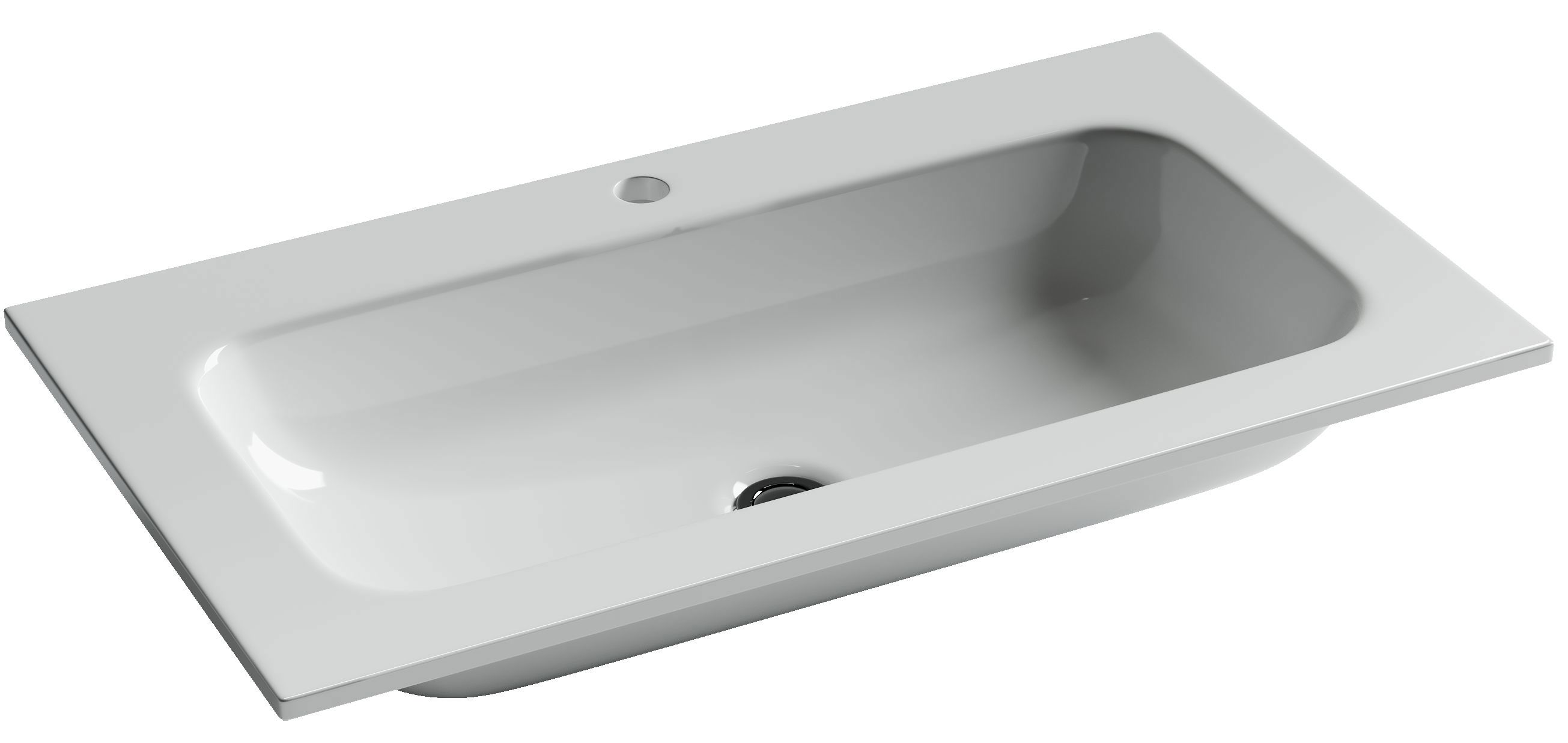 Изображение товара Накладная раковина Ceramica Nova Element CN7012 81см белый фарфор