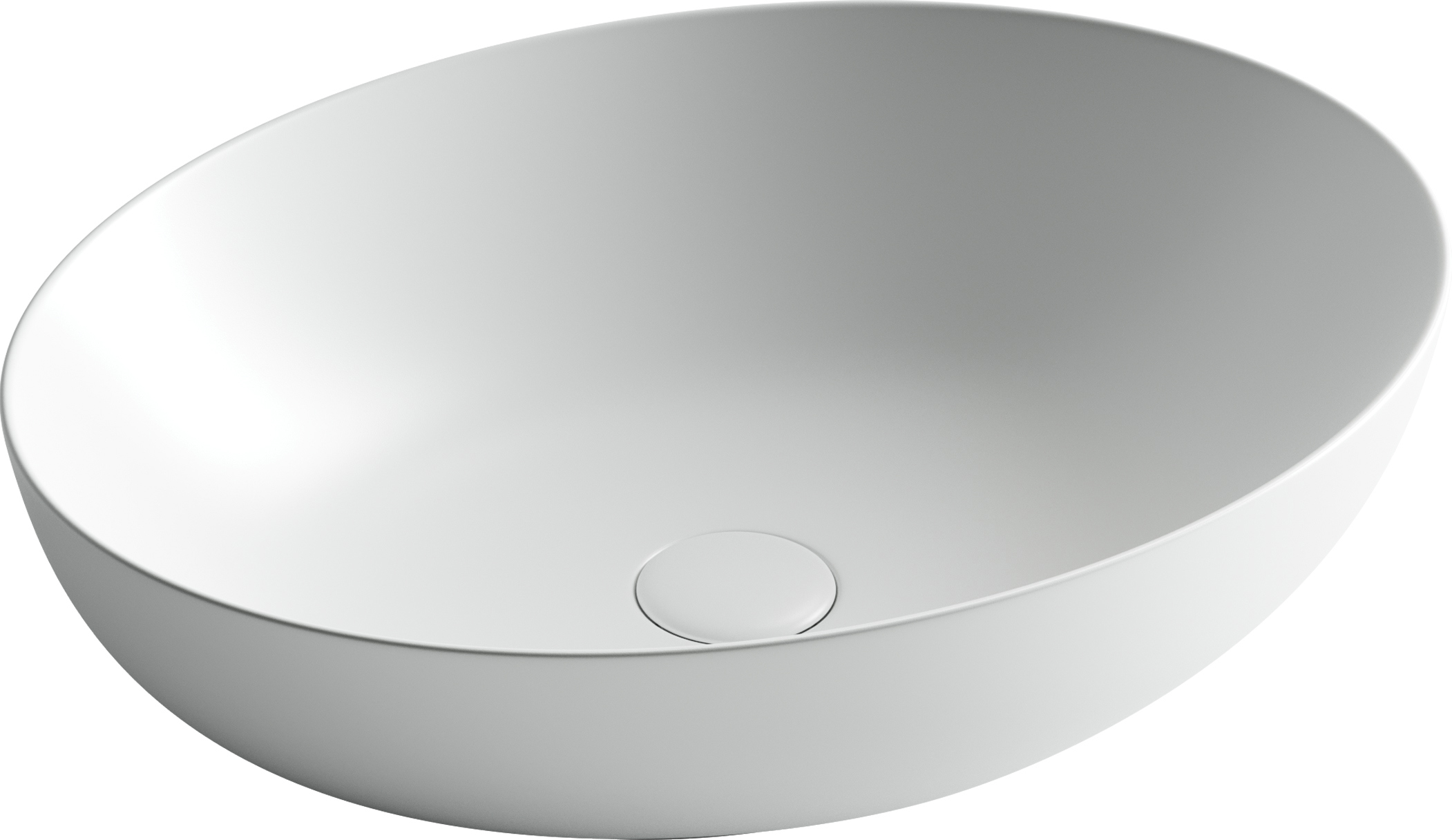 Изображение товара Раковина накладная Ceramicanova element CN6017MW 52см белый матовый