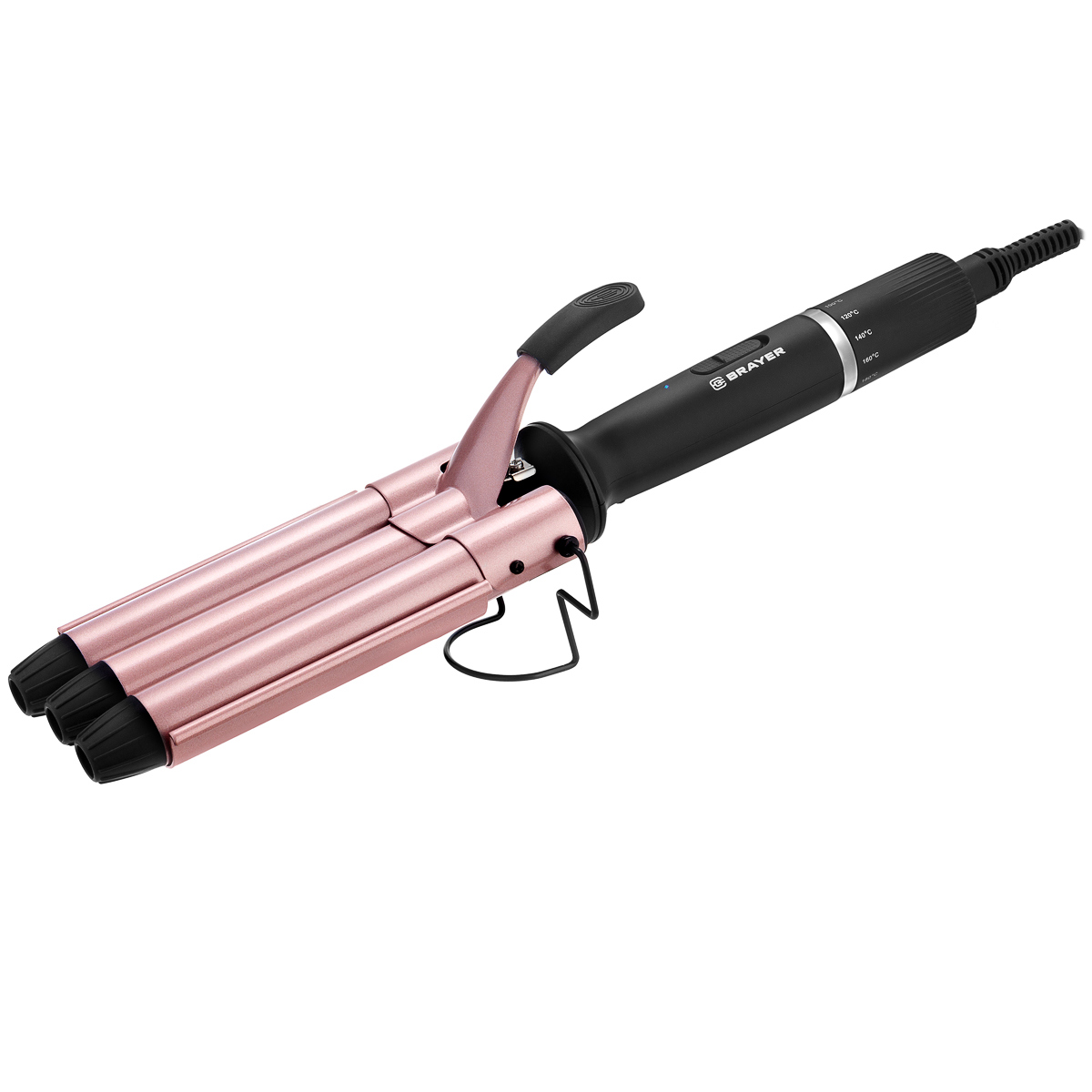 Изображение товара Фен для волос Brayer BR3305 с регулировкой температуры и щипцами