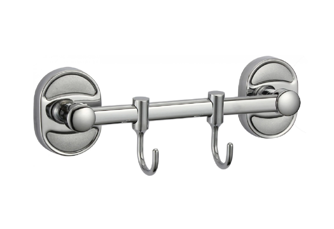 Изображение товара Крючки для ванной Savol S-008202 хромированные 2 шт стильный аксессуар