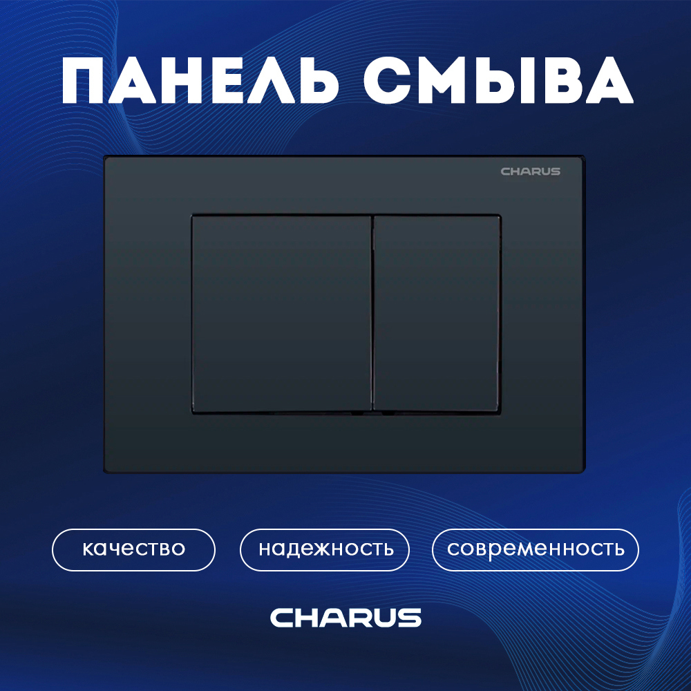Изображение товара Панель смыва Charus FP.310.DW.01 цвет черный