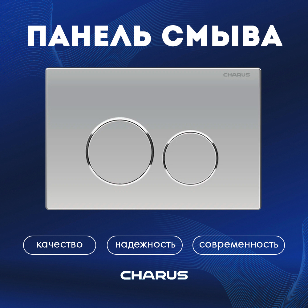Изображение товара Панель смыва Charus FP.330.46.01 цвет серый