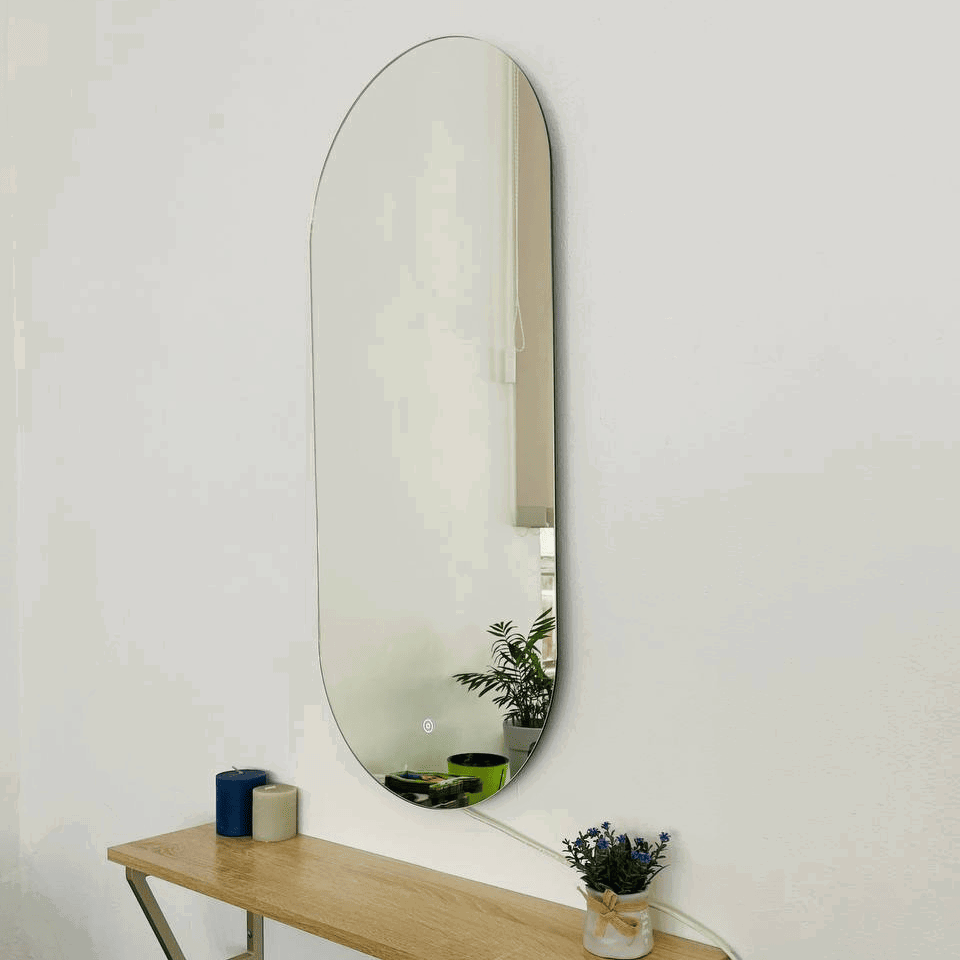 Изображение товара Зеркало для ванной Alfa mirrors AN-49t с подсветкой 40x90см