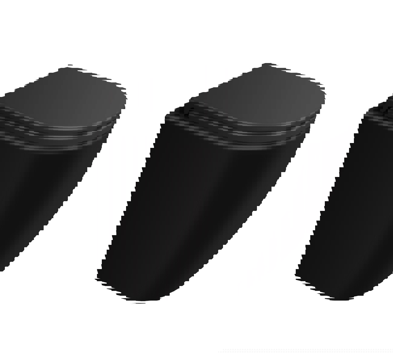 Изображение товара Подвесной унитаз SinteSi EVI безободковый с микролифт и черным матовым цветом