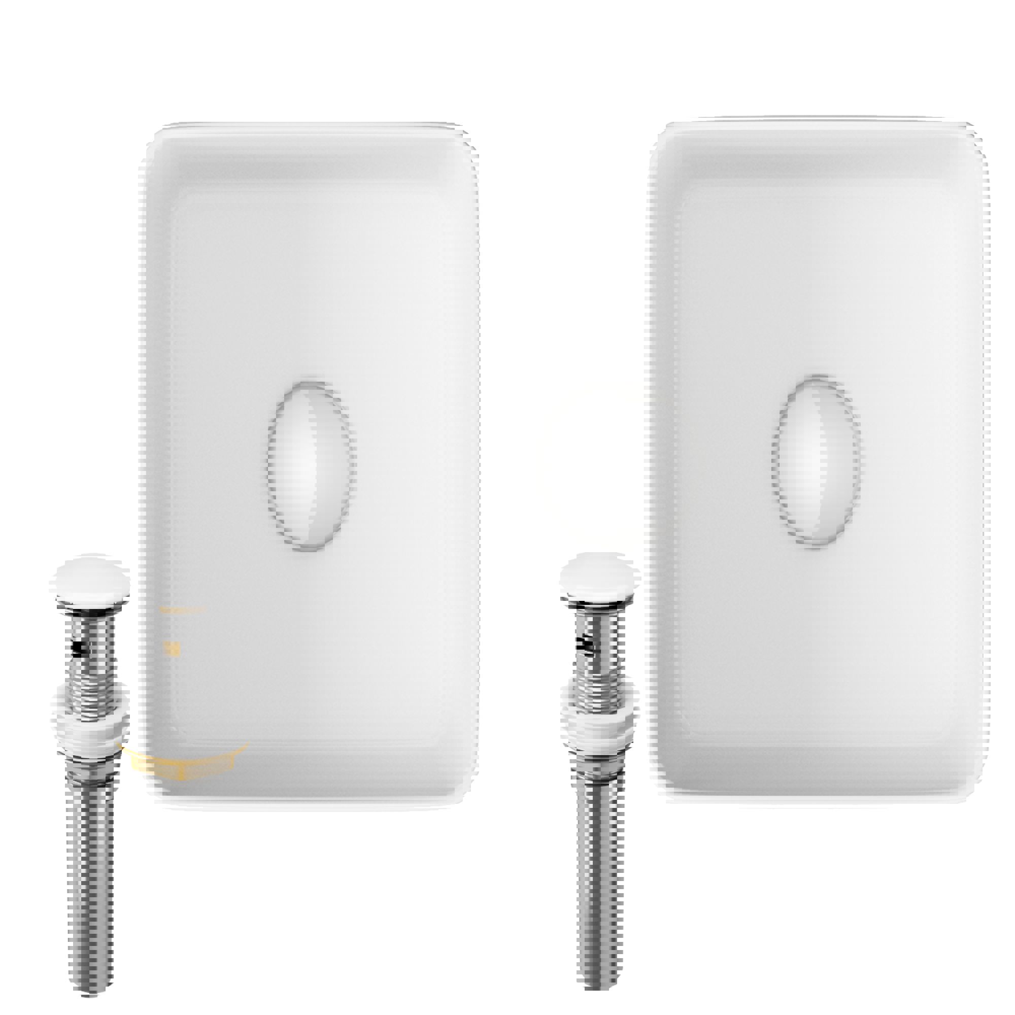 Изображение товара Раковина накладная Bauedge раковина BH1021 30см цвет белый Изображение товара Раковина накладная Bauedge раковина BH1021 30см цвет белый