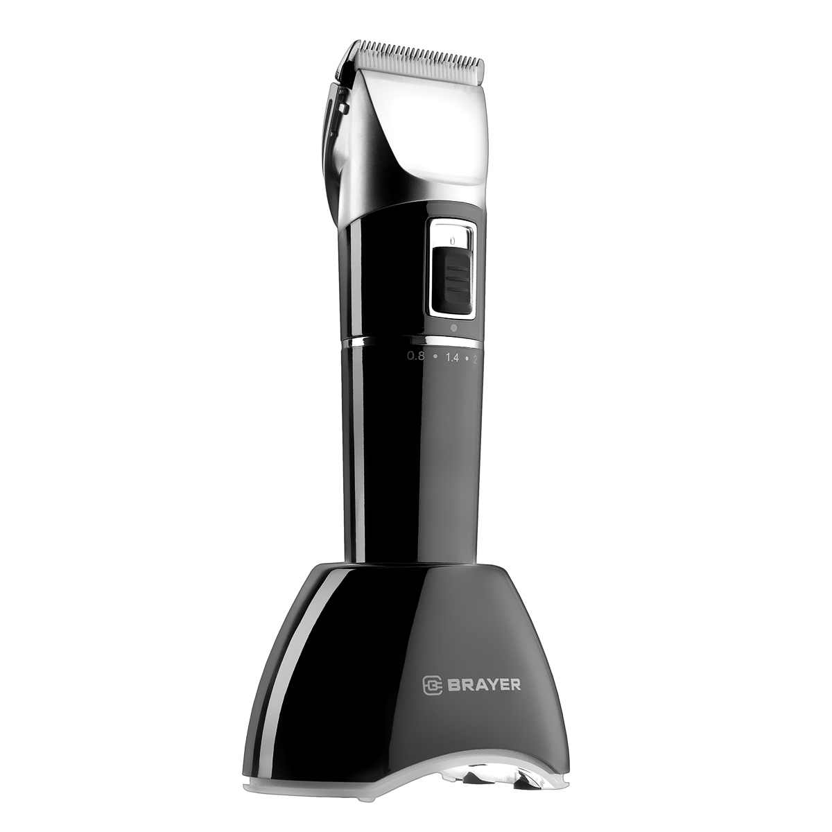 Изображение товара Машинка для стрижки Brayer BR3402 с керамическими лезвиями и 4 насадками