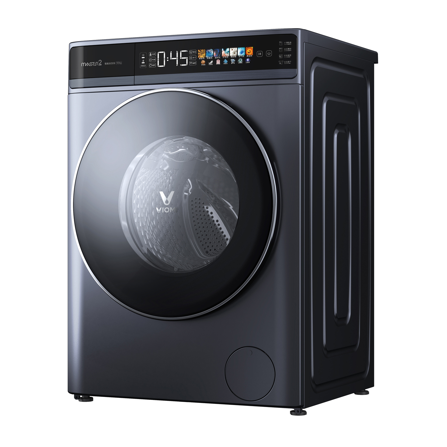 Изображение товара Стиральная машина с сушкой Viomi Master 2 pro 60x84x57 см 10 кг цвет темно-серый
