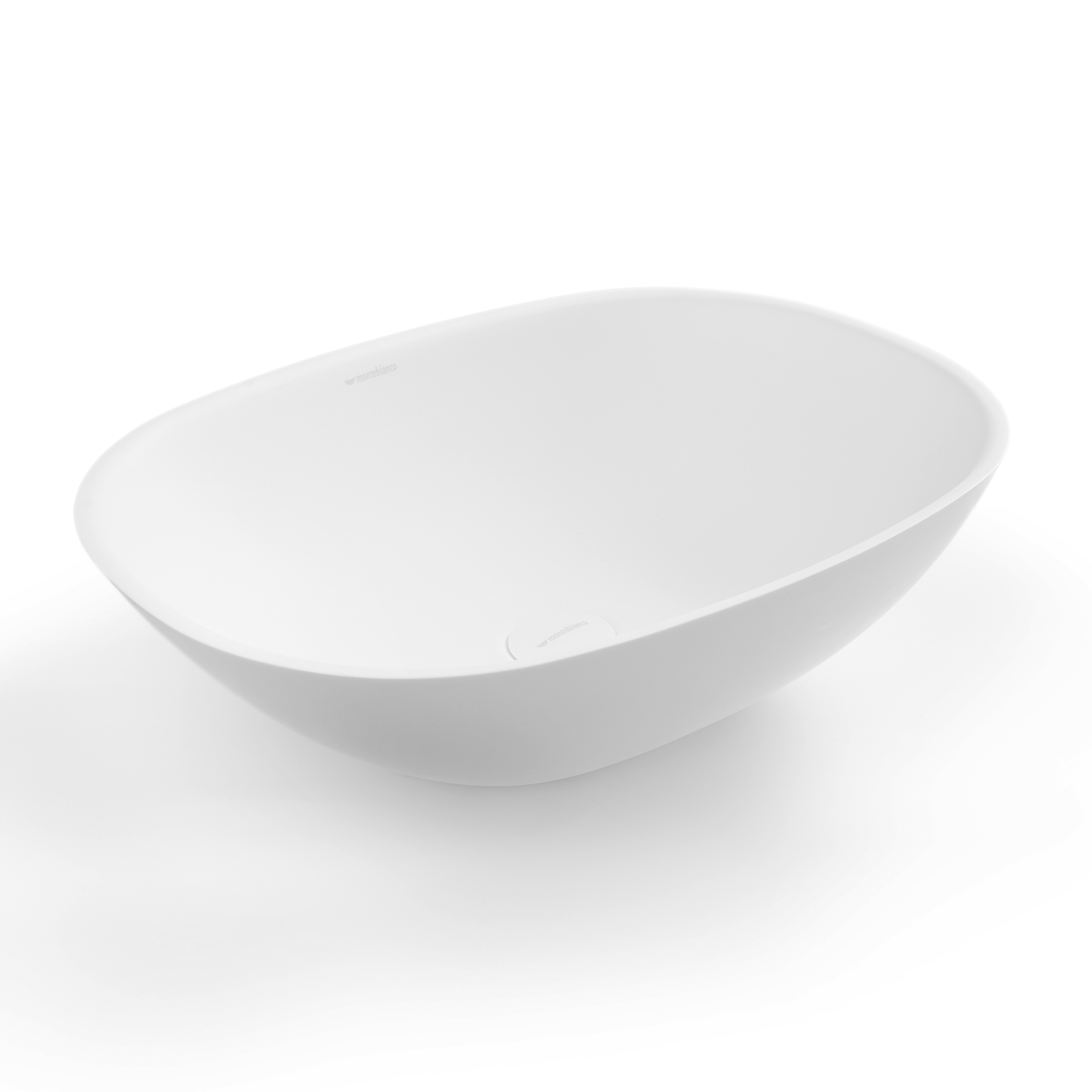 Изображение товара Раковина накладная Montebianco Loreto Cinque 400 40см белый матовый