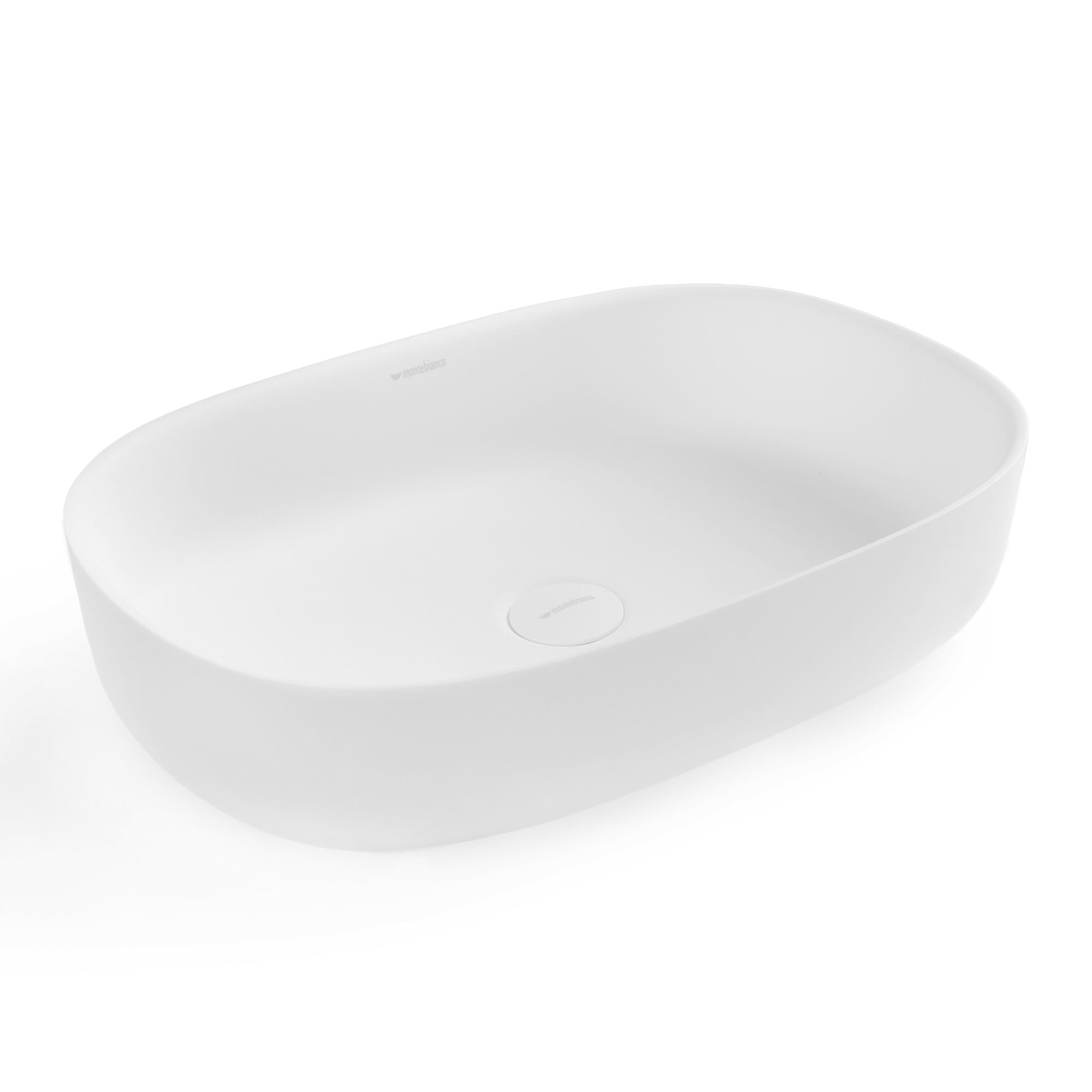 Изображение товара Раковина накладная Montebianco Conca 540 36 см белая матовая