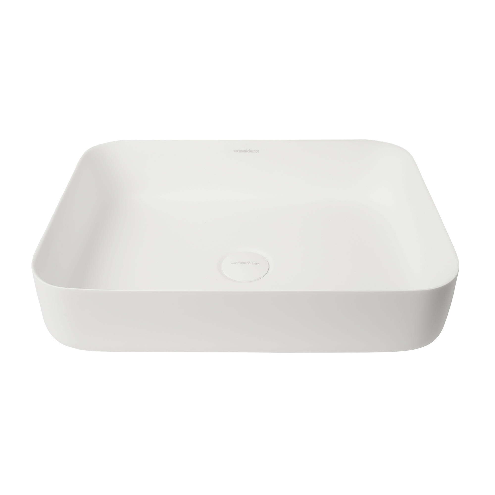 Изображение товара Раковина накладная Montebianco Loreto lungo 495 белый матовый 36 см