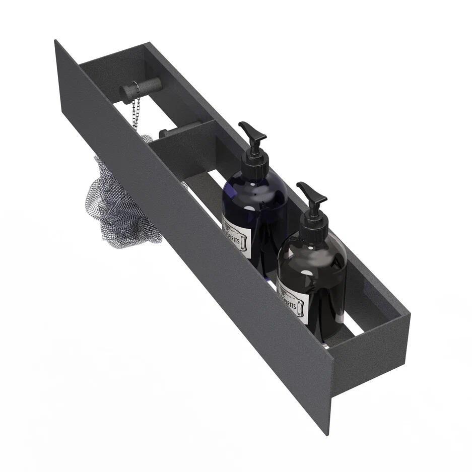 Изображение товара Полка FLOW Skyline 56x15 Полка для ванной Черный матовый