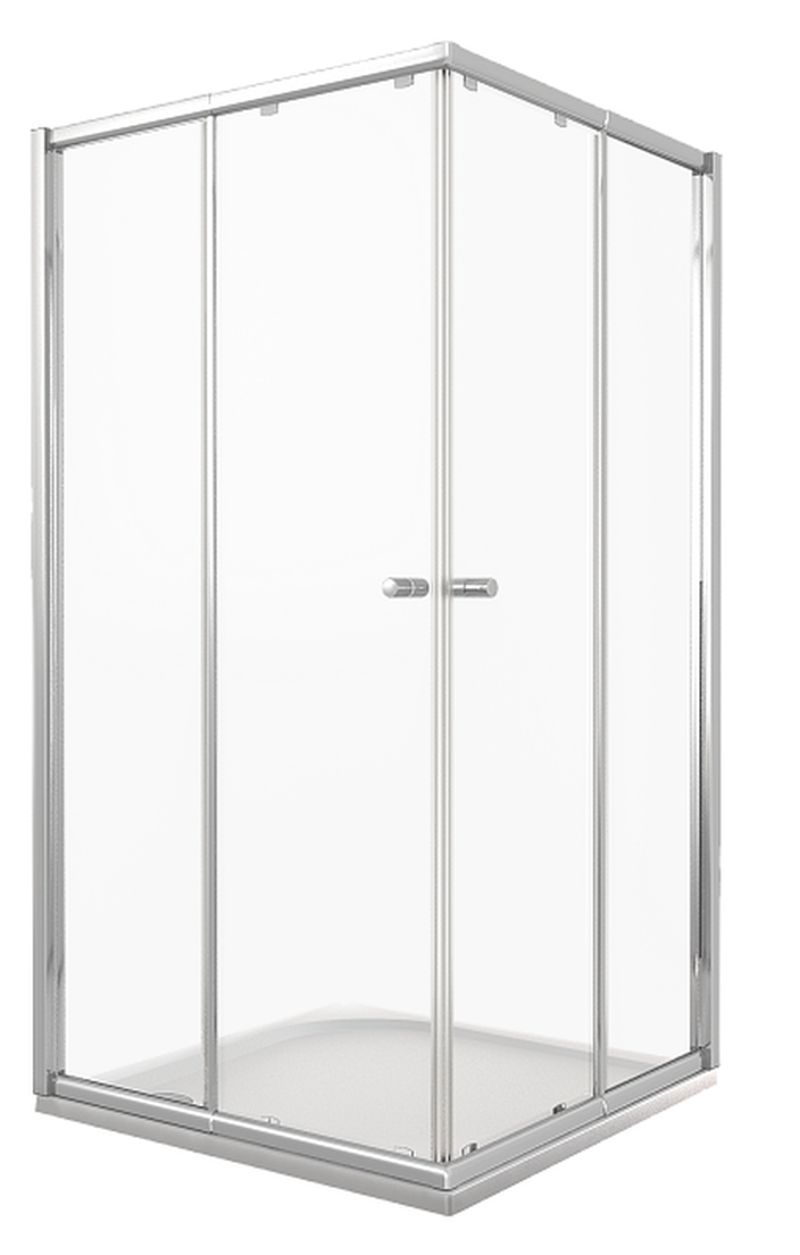 Изображение товара Душевая перегородка Good door ЛИ00006 90x185см хромированный профиль