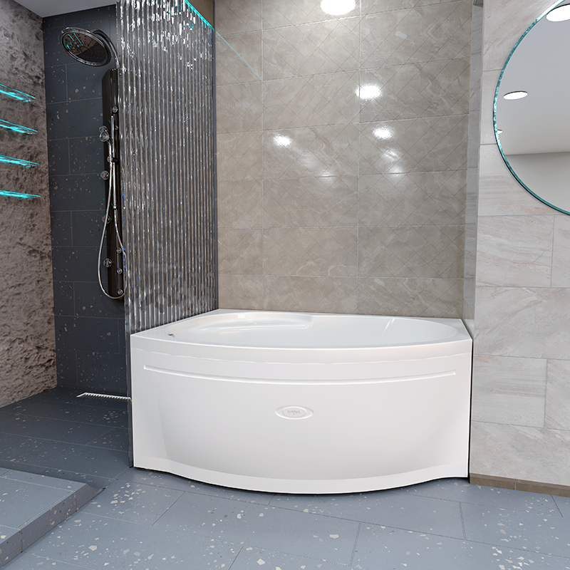 Изображение товара Ванна Радомир Монти 150х105см левая акрилная асимметричная