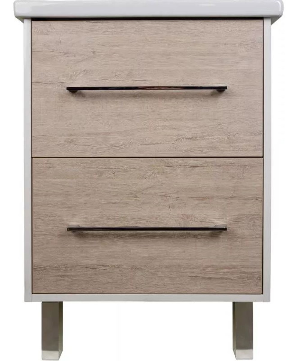 Изображение товара Тумба под раковину напольная Sanflor 81948556 76см цвет белый Изображение товара Тумба под раковину напольная Sanflor 81948556 76см цвет белый