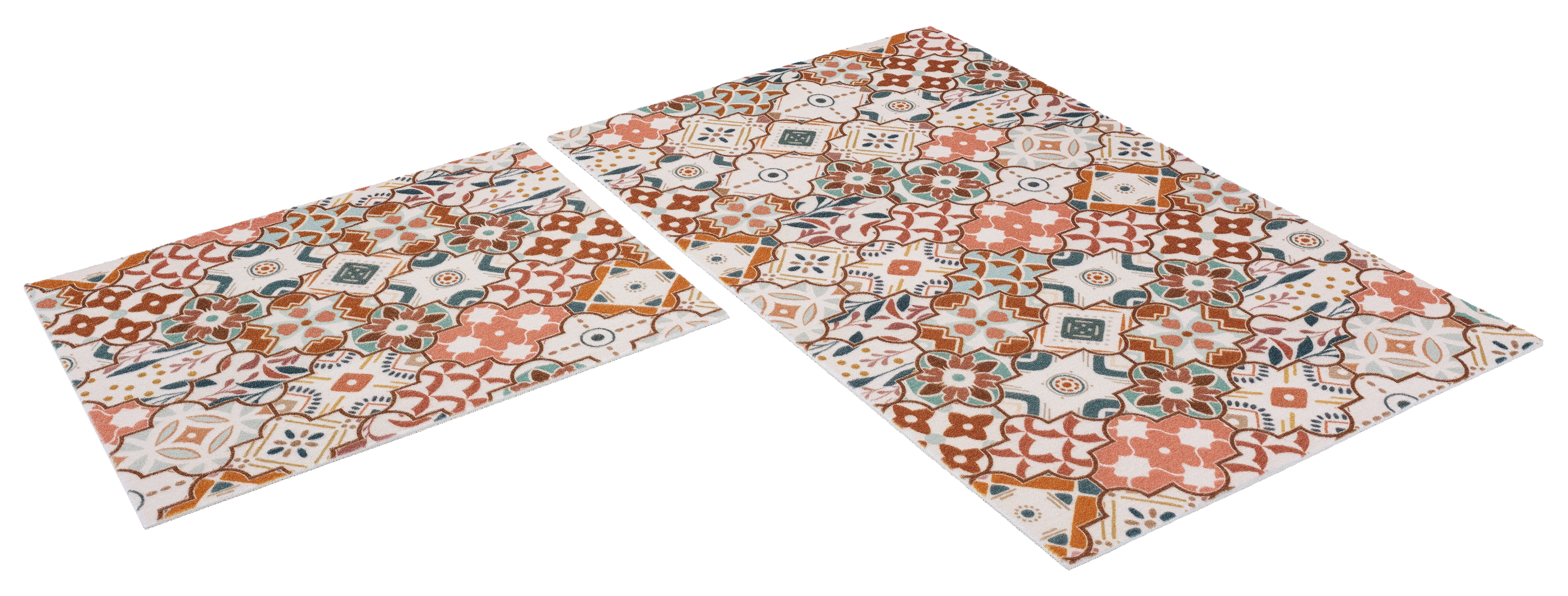 Изображение товара Коврик для ванной комнаты Icarpet 823345 100x60см цвет разноцветный