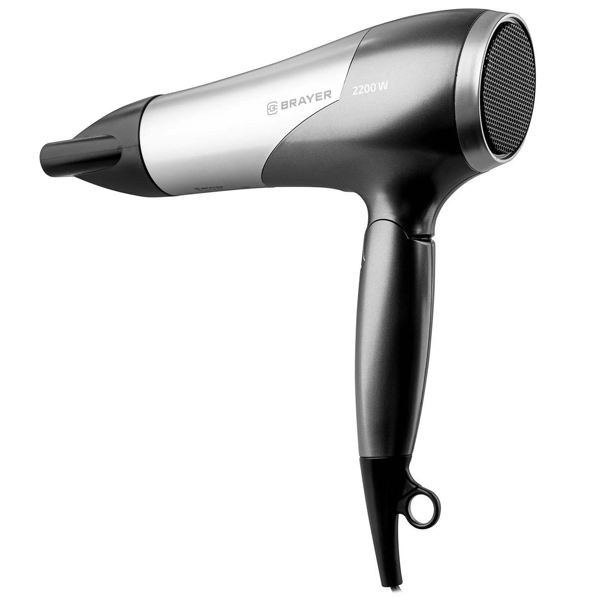 Изображение товара Фен Brayer BR3008 2200 Вт с концентратором и складной ручкой