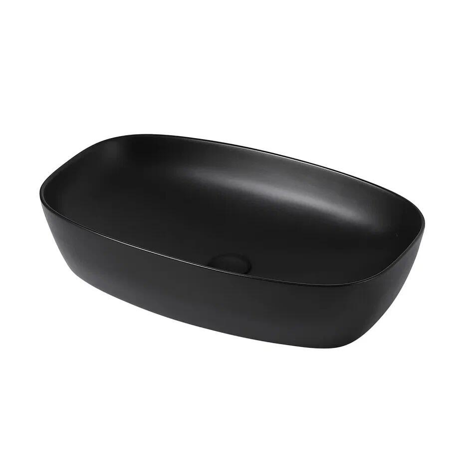 Изображение товара Раковина накладная Abber rechteck AC2206MB 39см цвет черный Изображение товара Раковина накладная Abber rechteck AC2206MB 39см цвет черный