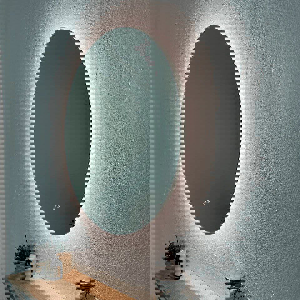 Изображение товара Зеркало ALFA MIRRORS Na-6Ad с подсветкой 60x60 см