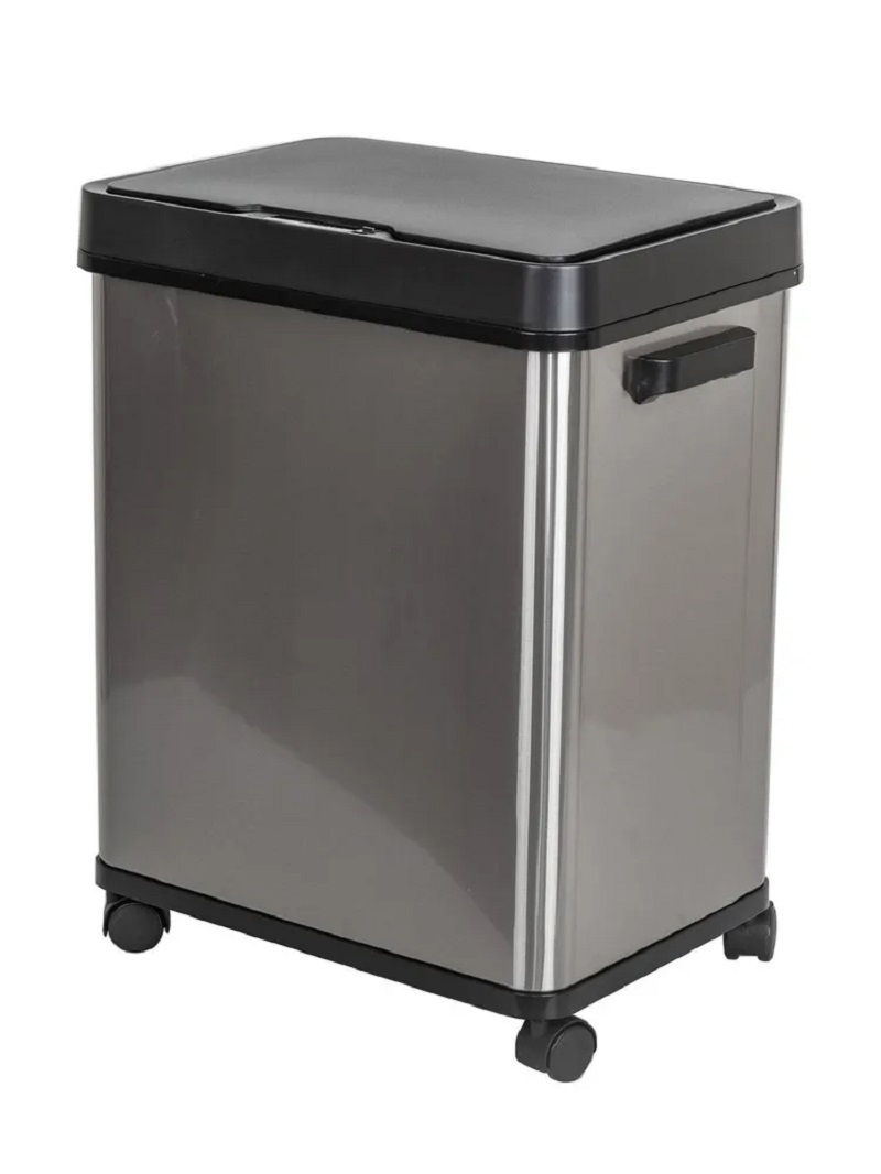Изображение товара Современное сенсорное мусорное ведро из нержавеющей стали объемом 50 литров Citizen ZN501