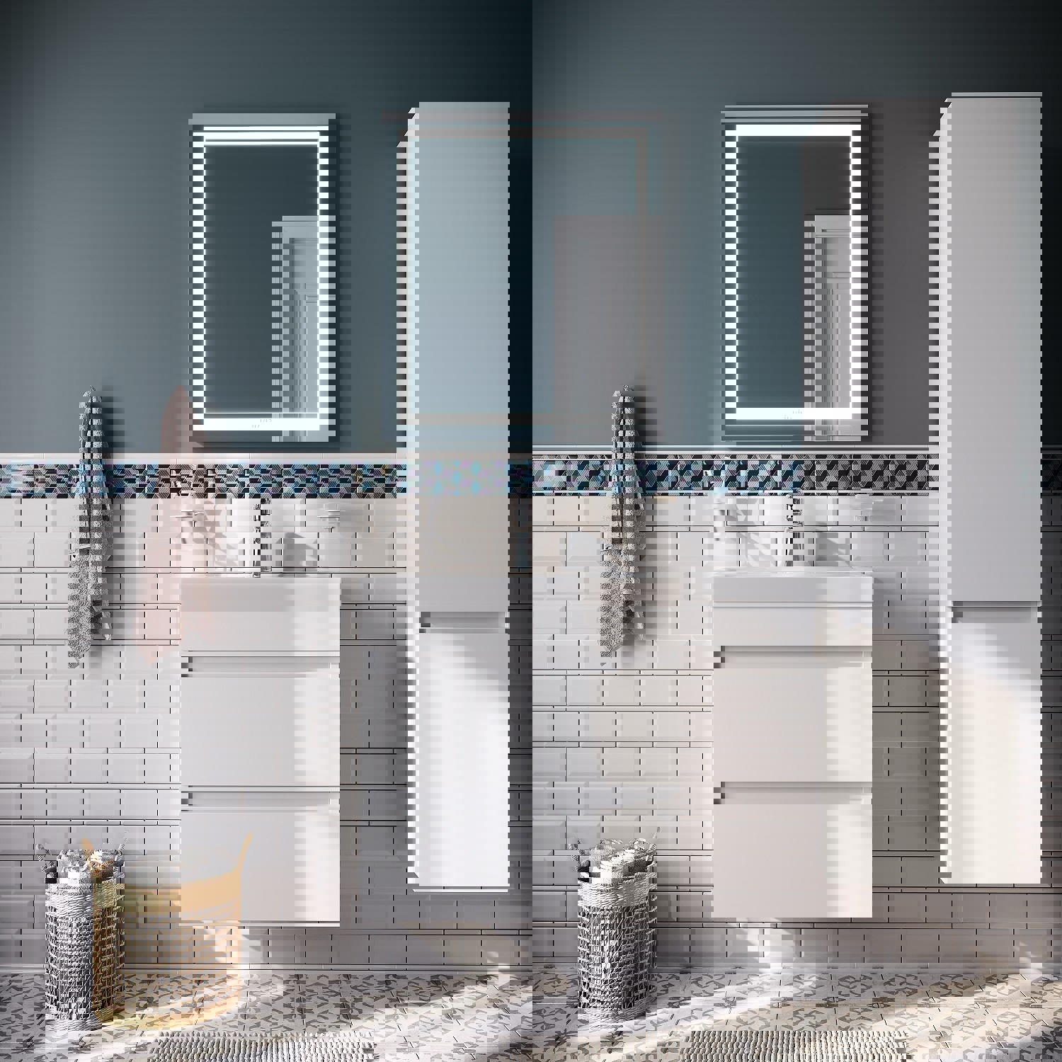 Изображение товара Подвесная тумба под раковину IDDIS ZOD6CB0i95K 59.2 см белая