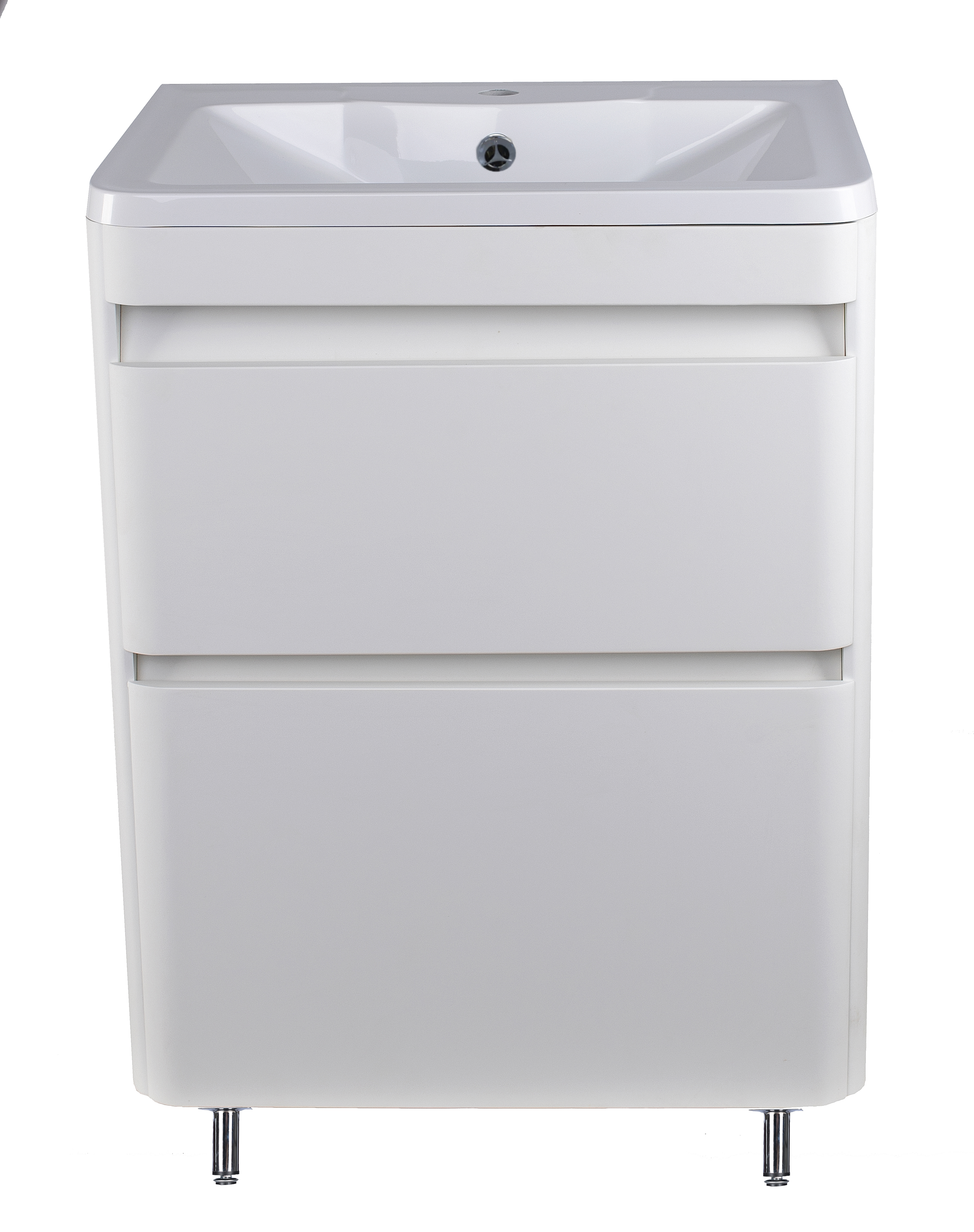 Изображение товара Тумба под раковину напольная Style Line Атлантика Люкс антискрейч 60см цвет белый