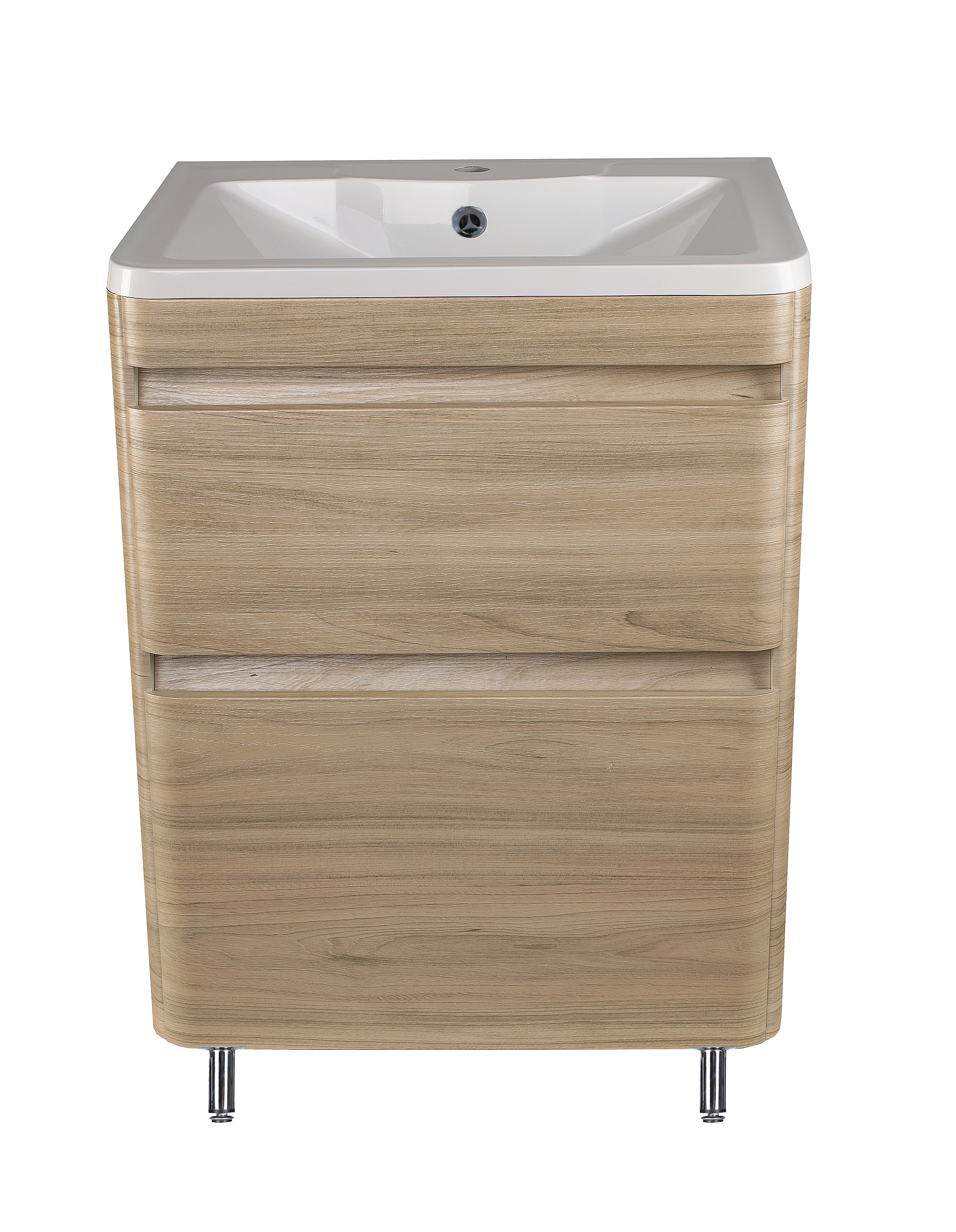 Изображение товара Тумба под раковину напольная Style Line Атлантика 60 Люкс перламутр PLUS 60см цвет ясень