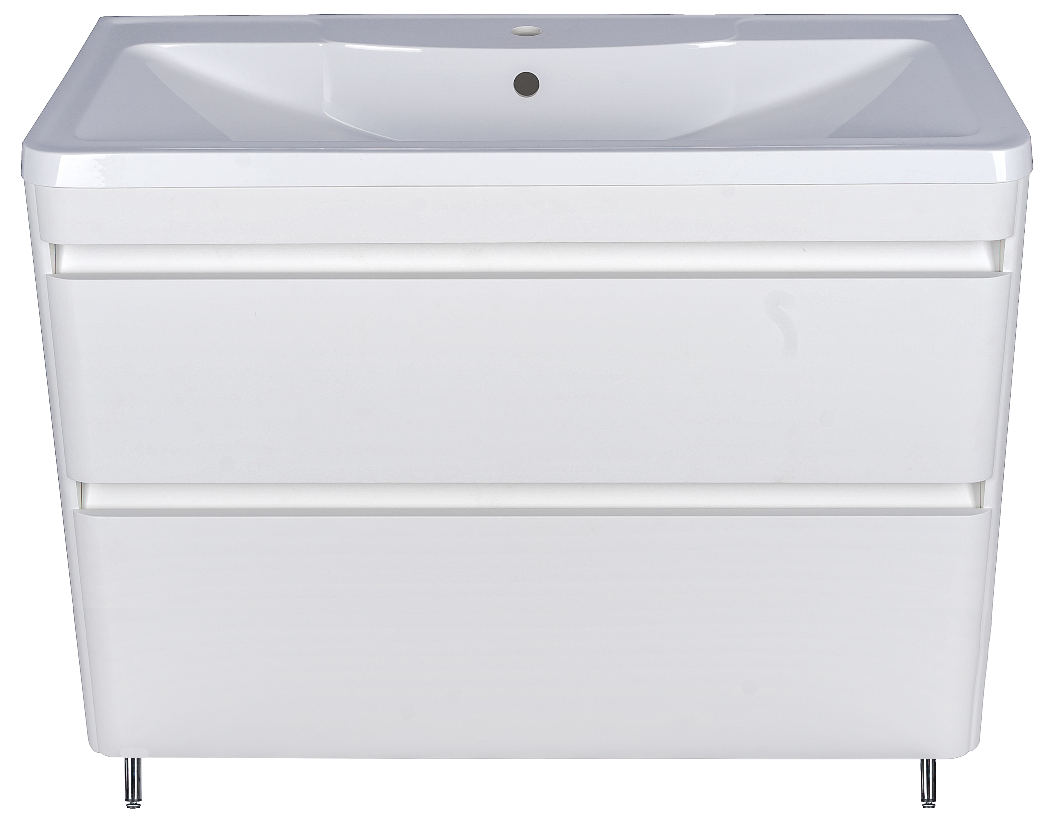 Изображение товара Тумба под раковину Style Line Атлантика 100 Люкс антискрейч белая российская модель