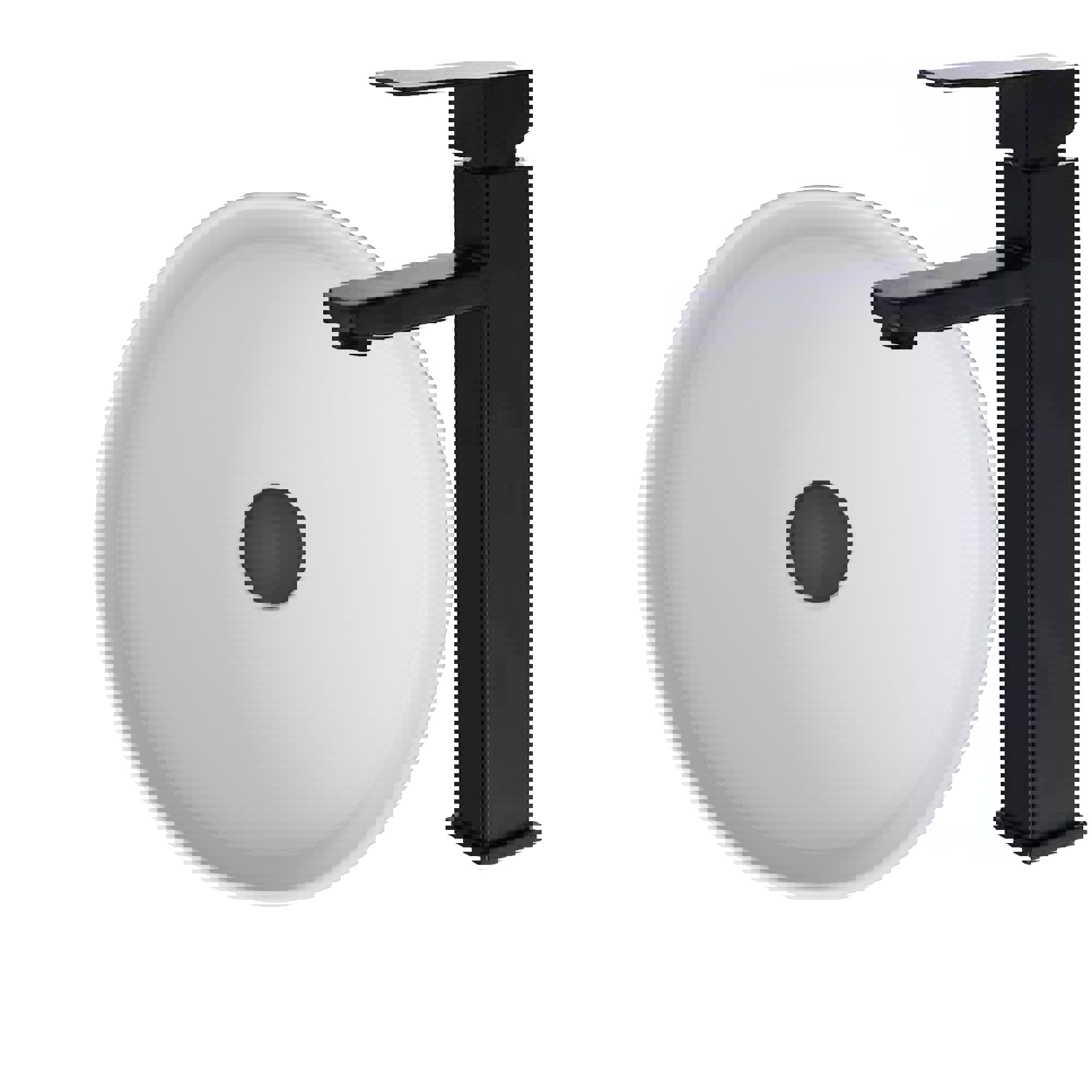 Изображение товара Раковина накладная Bauedge BH1058 41 см белая для ванной комнаты