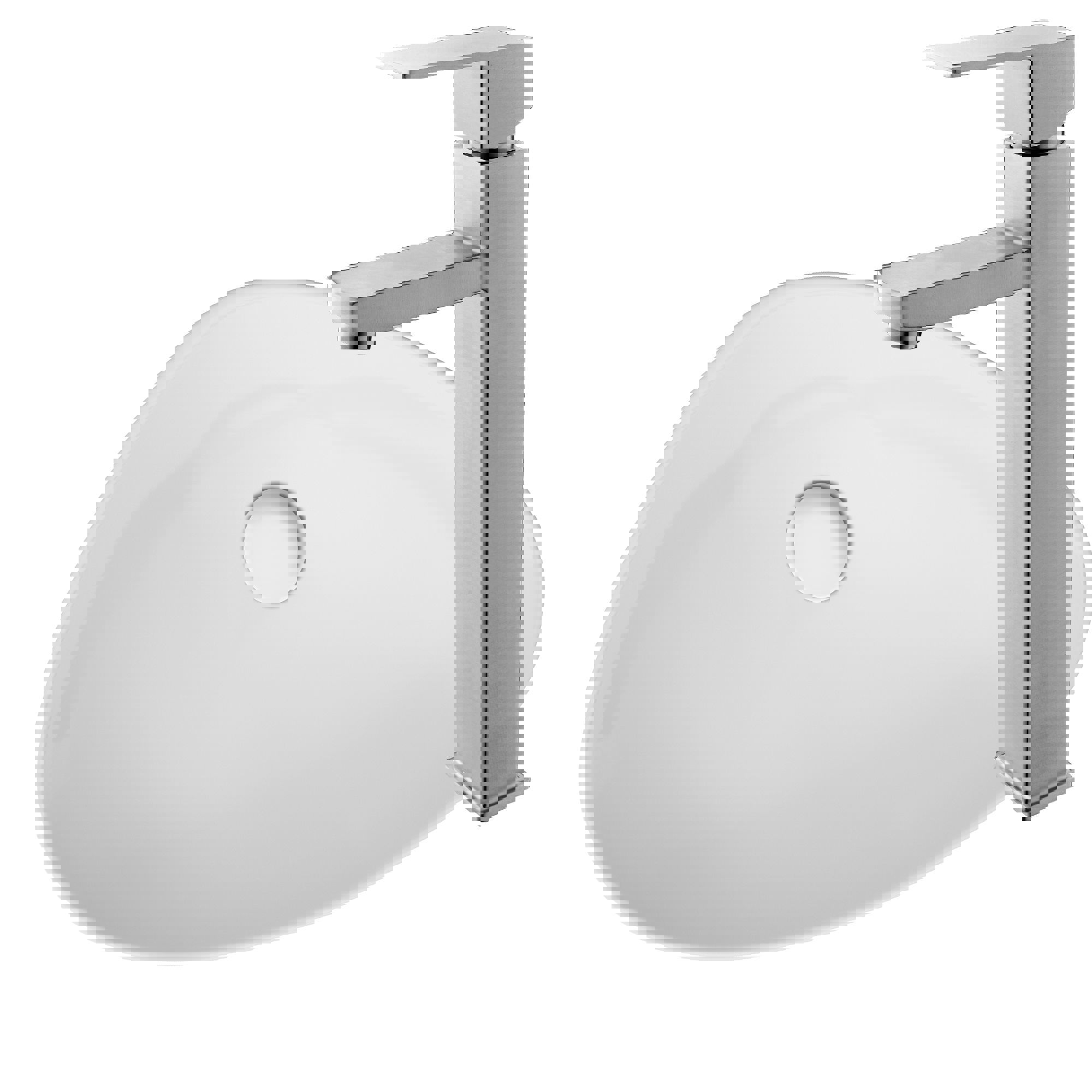 Изображение товара Раковина накладная Bauedge BH1047 59см белая овальная для ванной комнаты