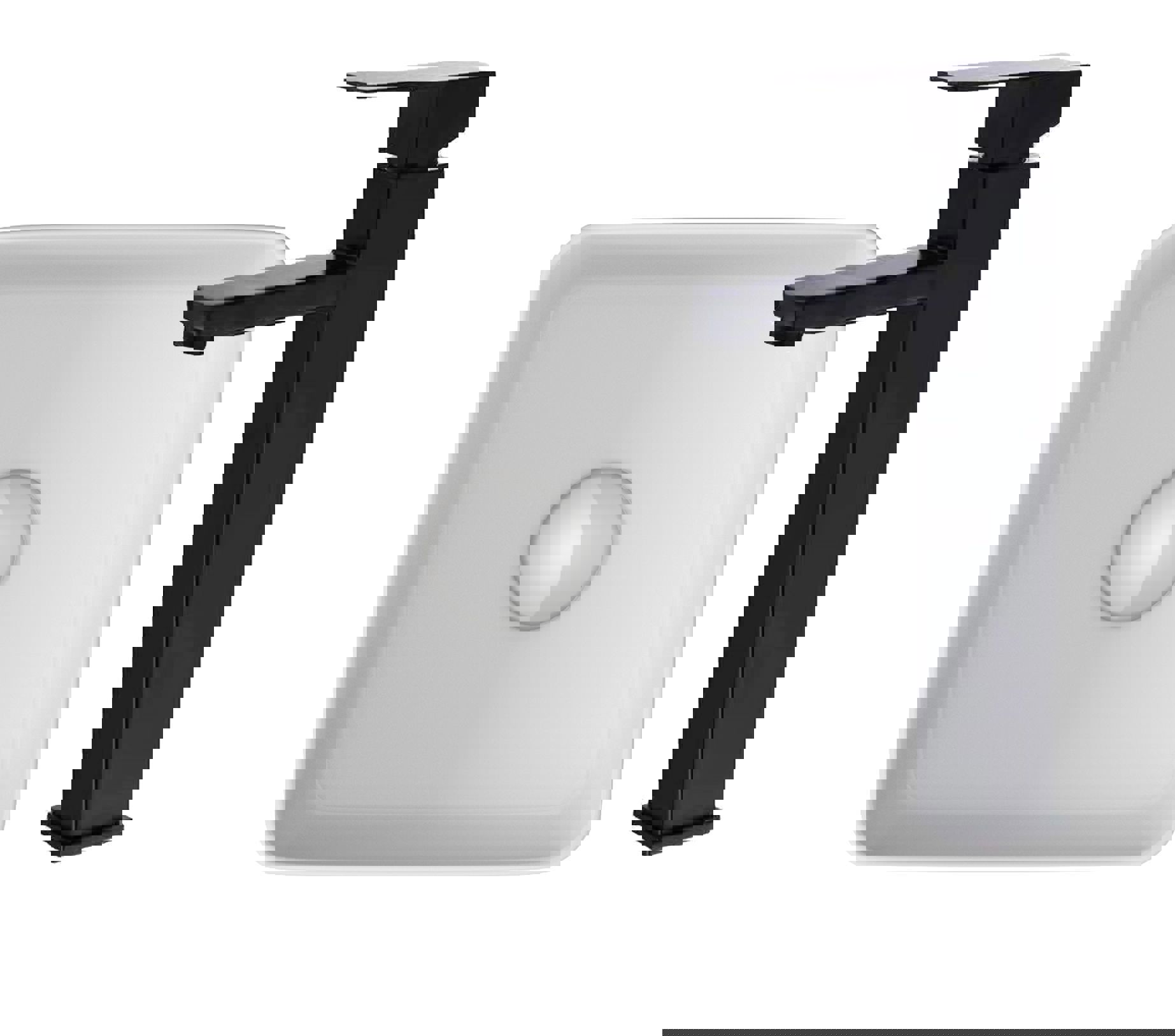 Изображение товара Раковина накладная Bauedge BH1064 30см белая глянцевая для ванной комнаты