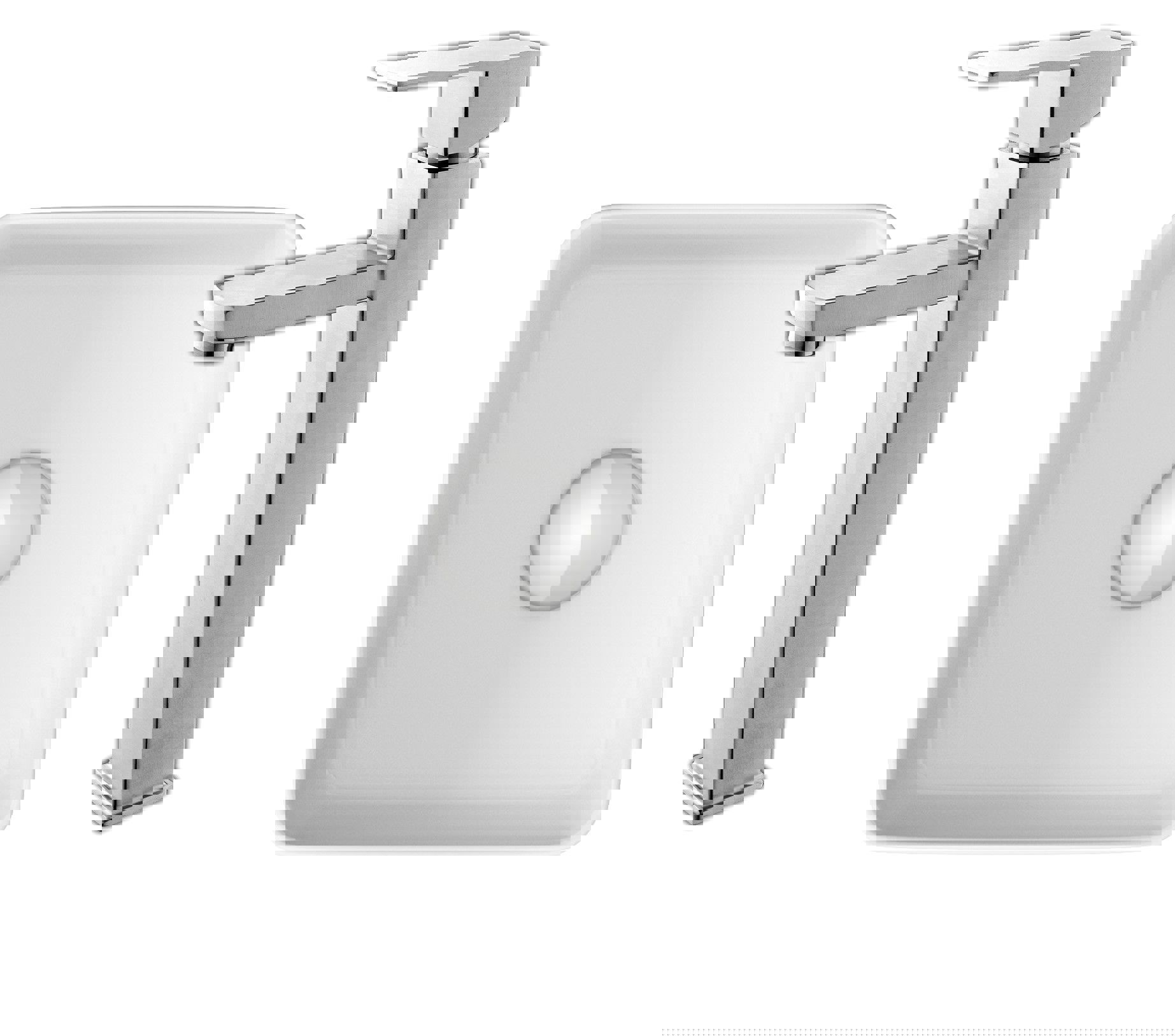 Изображение товара Накладная раковина BAUEDGE BH1065 30 см белая современная сантехника