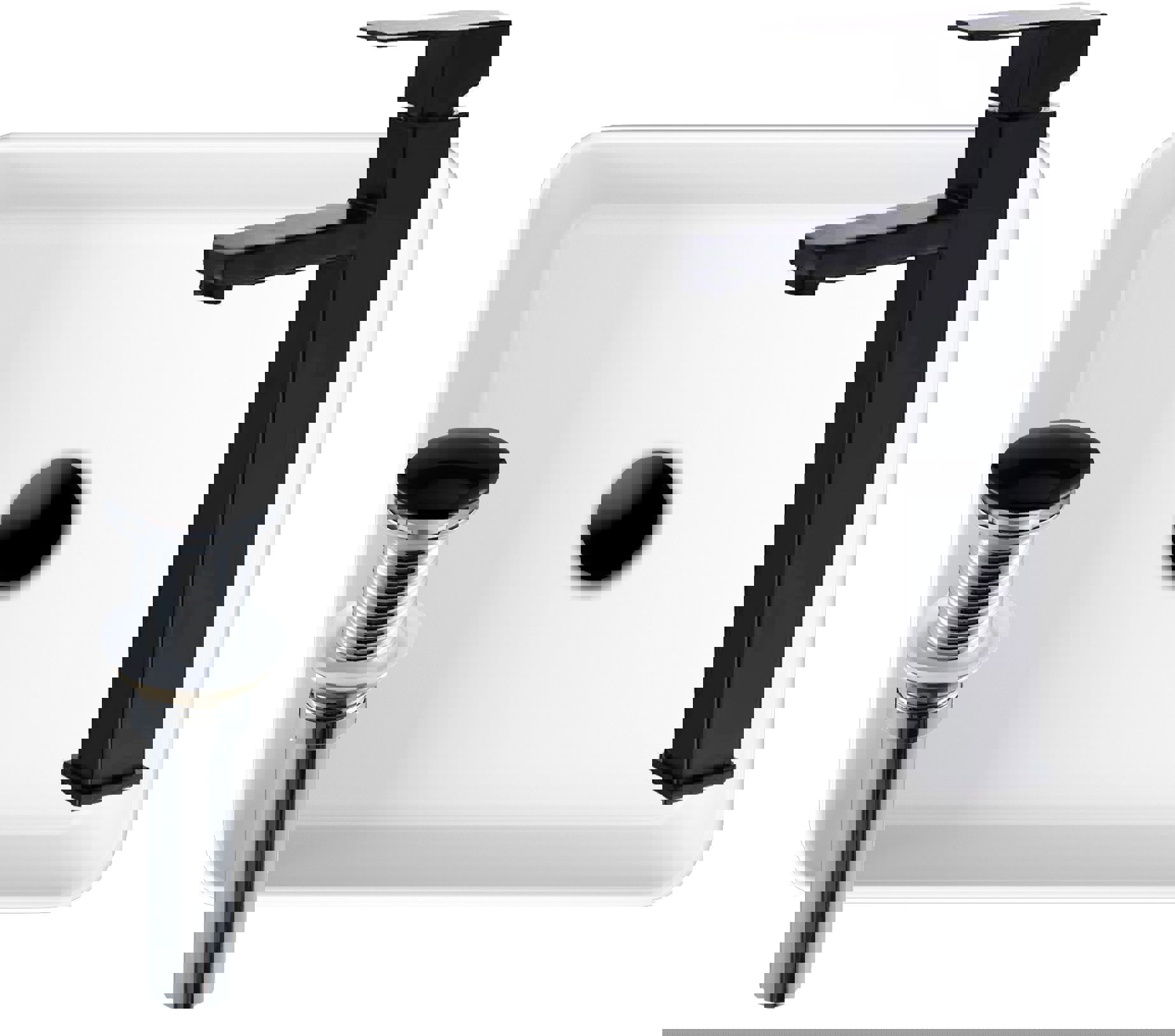 Изображение товара BAUEDGE BH1041 Раковина накладная 48x37 прямоугольная белая