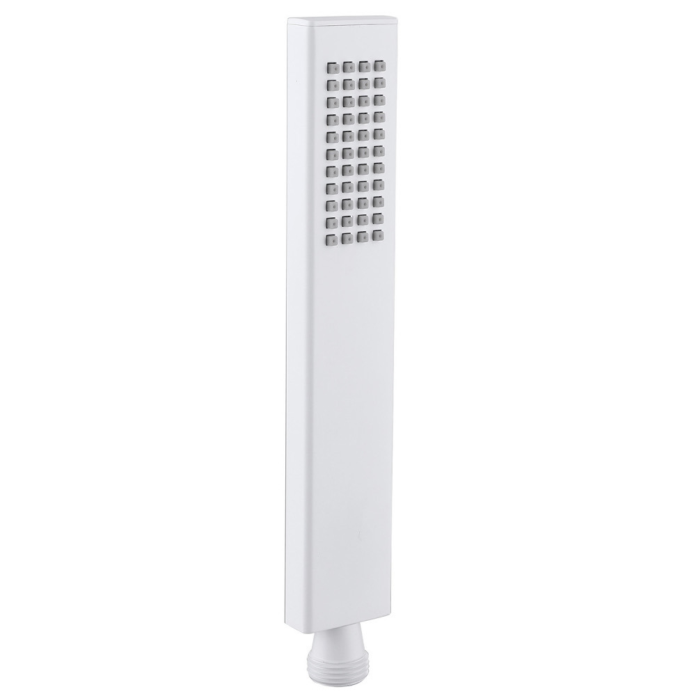 Изображение товара Душевая лейка Abber AF0050W латунь белый Изображение товара Душевая лейка Abber AF0050W латунь белый