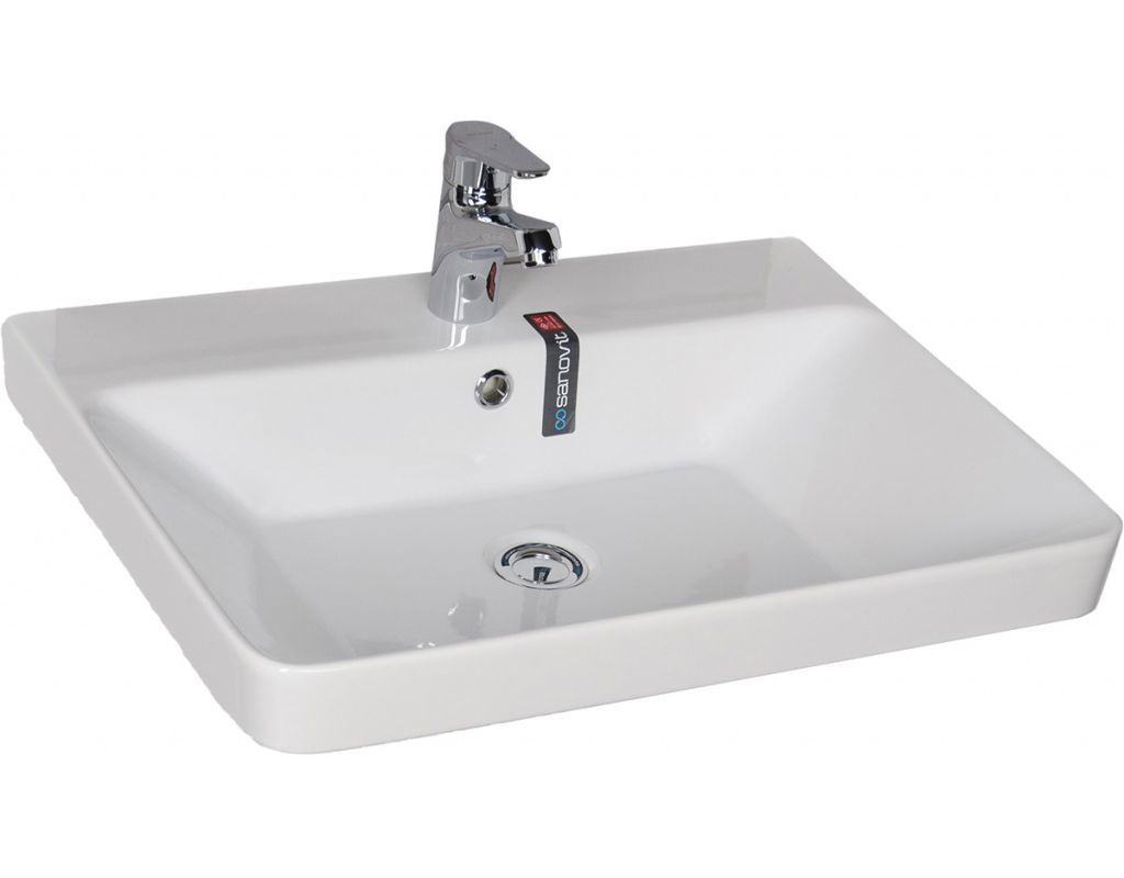 Изображение товара Раковина мебельная Sanovit luxury 11060-KL 60см цвет белый