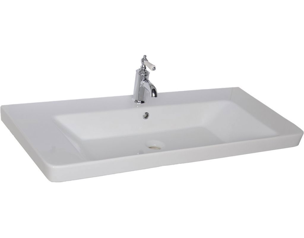 Изображение товара Раковина мебельная Sanovit luxury 11105-KL 105см цвет белый