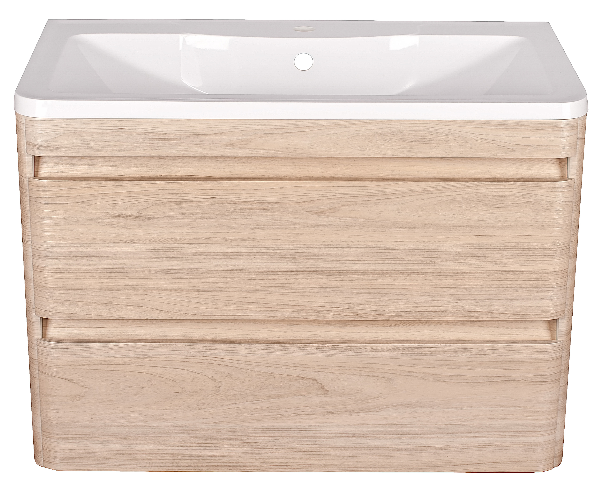 Изображение товара Тумба под раковину Style Line Атлантика Люкс 100 см натуральное дерево раковина из мрамора