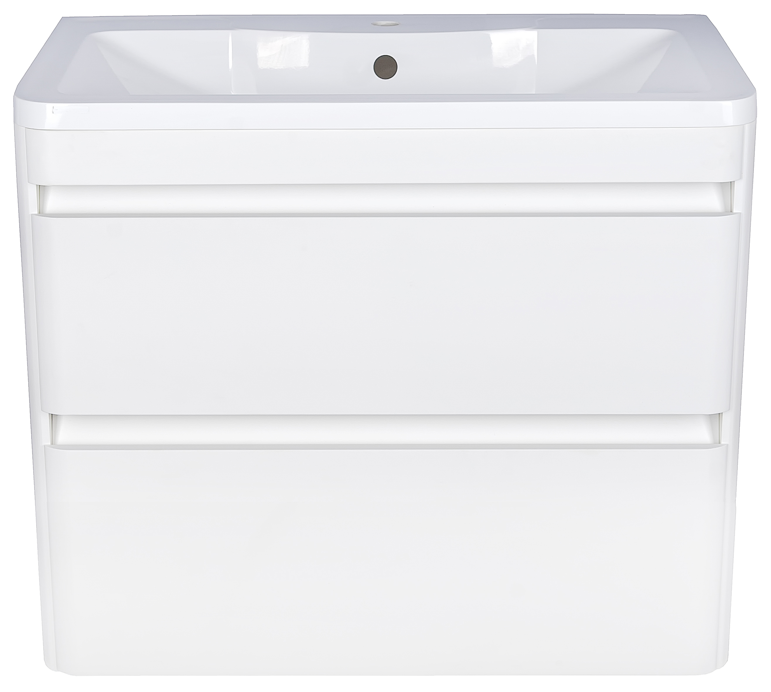 Изображение товара Тумба под раковину Style Line Атлантика 80 Люкс антискрейч PLUS белая цена 20325 рублей