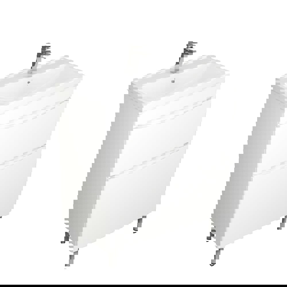 Изображение товара Тумба под раковину напольная Uncoria Марано 58034 77см цвет белый